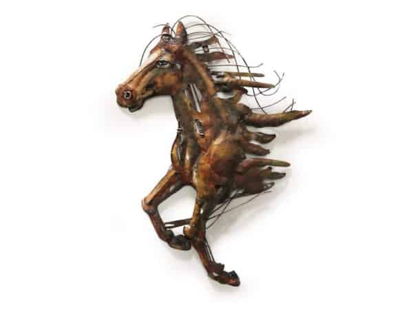 3d metal horse wall art