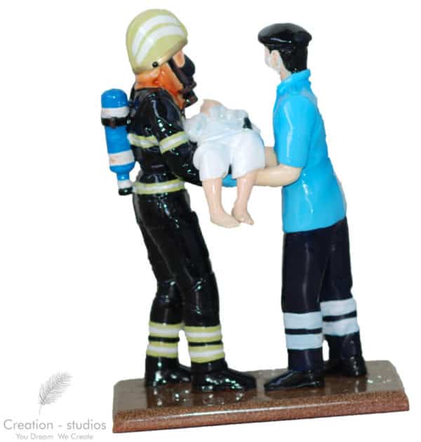 3d print firefighter saving child