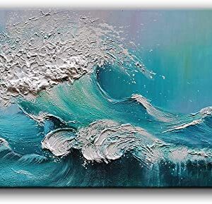 3d ocean wave wall art