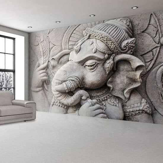 3d wall art decor Lord Ganesha - 3D Printing Model | Sculptures ...