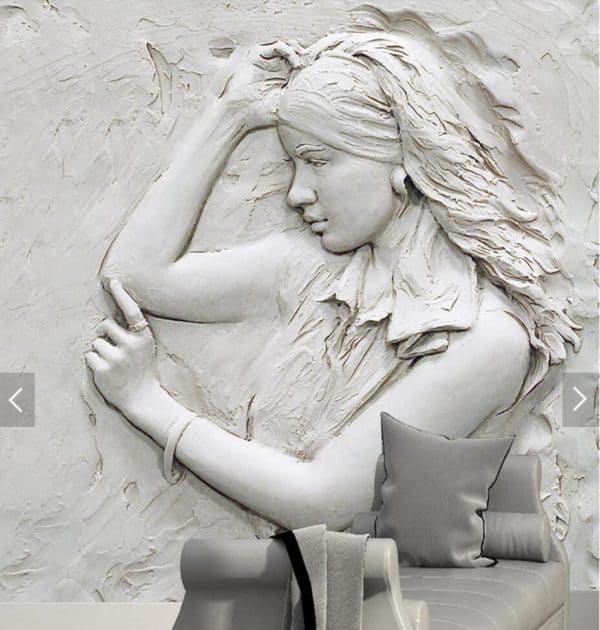 3d wall art sculpture of human