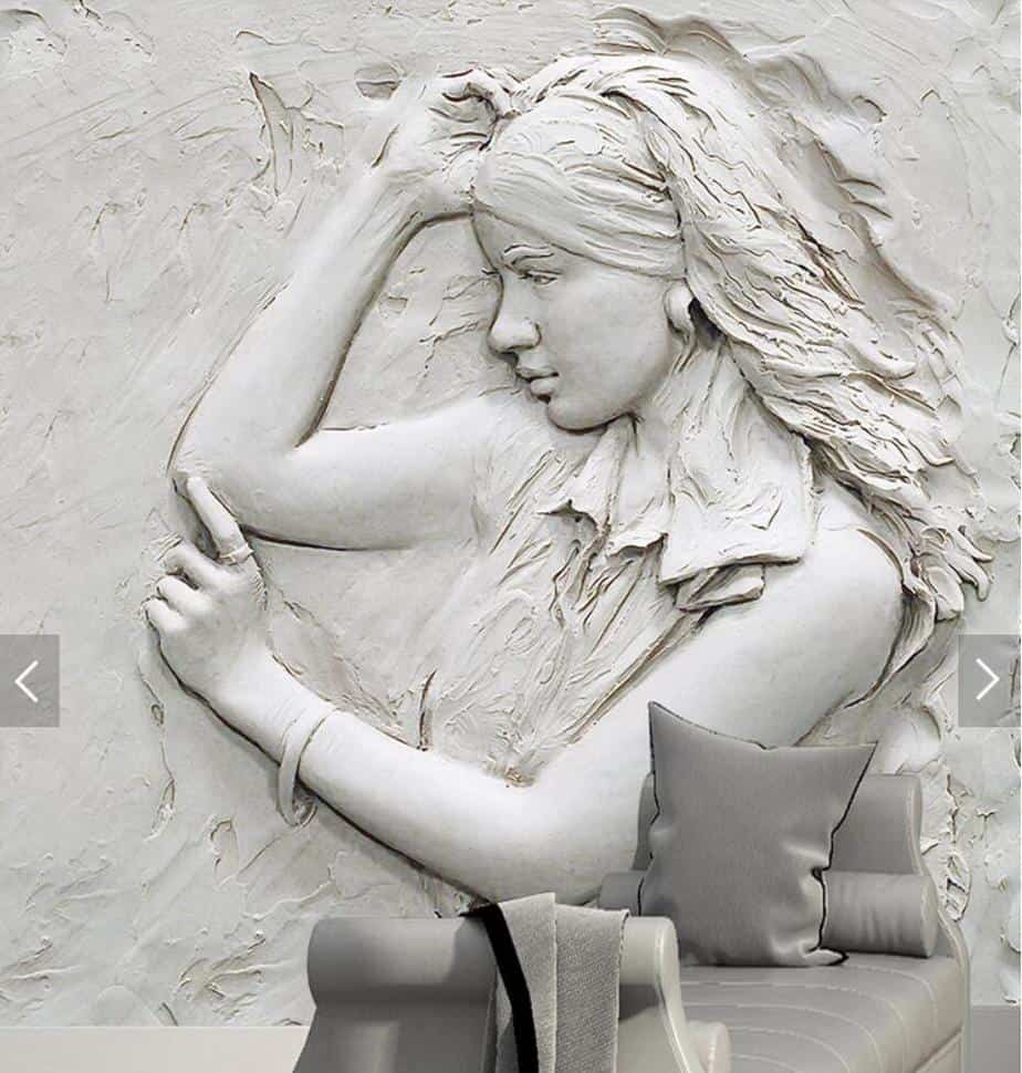 3d Wall Art Sculpture Human 3d Printing Model Sculptures Resin Art