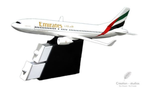 Airplane miniature desktop model