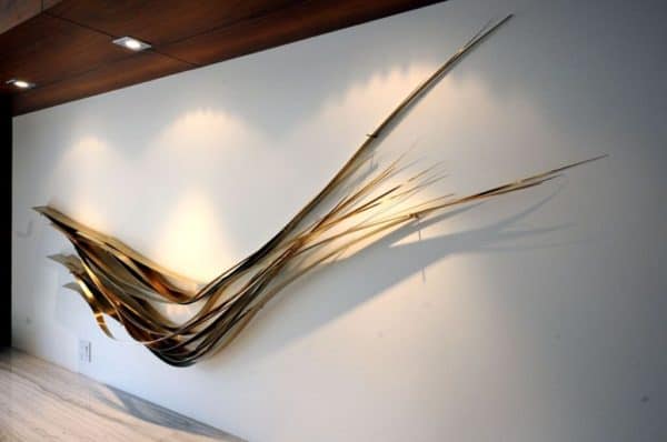 contemporary 3d metal wall art