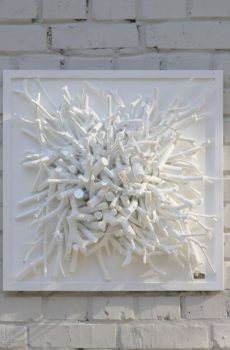 contemporary wall art in resin