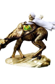 custom made figurines boy on camel