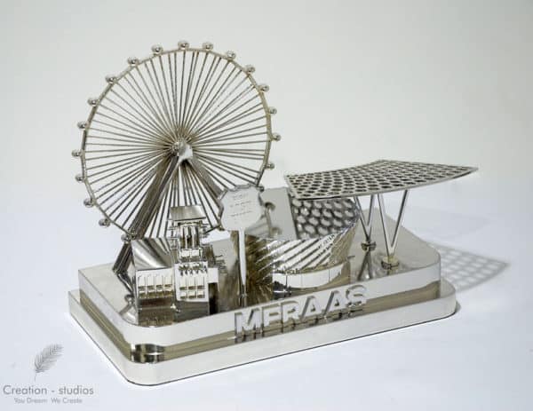 custom metal model landmark of dubai