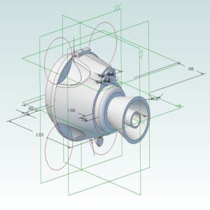 3d design model of machine part