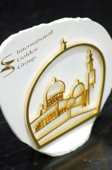 3d printed souvenir of Abu Dhabi grand mosque