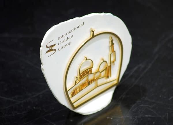 3d printed souvenir of Abu Dhabi grand mosque