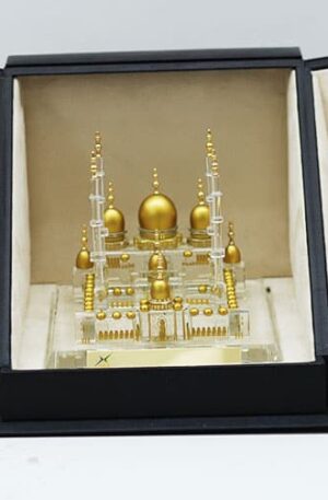 3d crystal souvenir of Abu Dhabi grand mosque