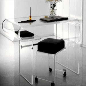 Acrylic furniture custom made center table
