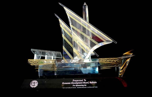 Traditional Bahrain boat souvenir model