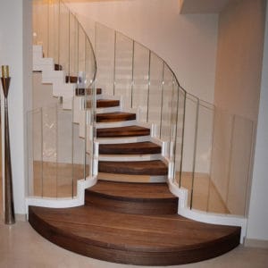 Clear Acrylic staircase