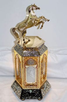 Customized metal premium Arabic horse model