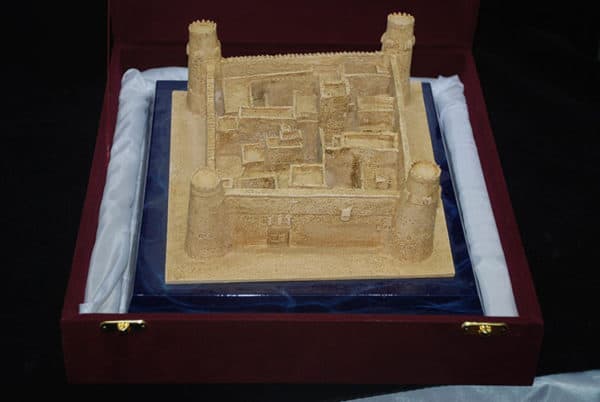 customized 3d Masmak fort model made in Dubai