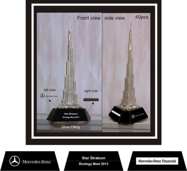 Customized souvenir of Burj Khalifa