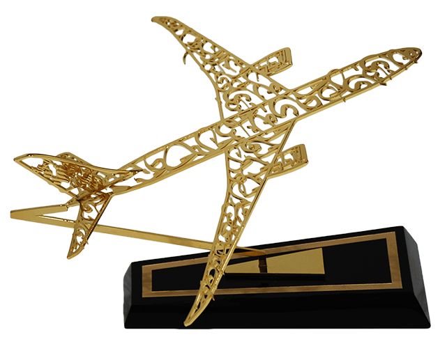 Arabic Calligraphy Airplane 3d Printing Model Sculptures Resin Art