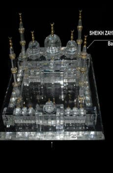 Crystal Souvenir model of grand mosque