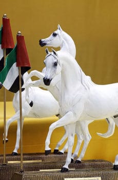 UAE horse racing gift with flag