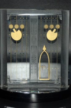 Traditional door souvenir in crystal of Kuwait