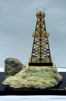 Customized offshore oil rig model of Kuwait