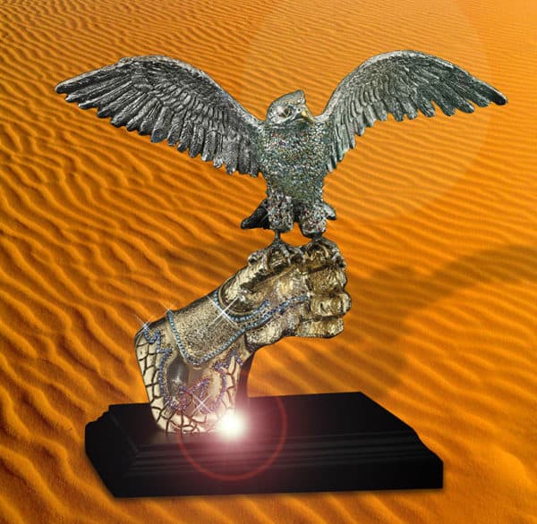 Customized falcon model of Kuwait