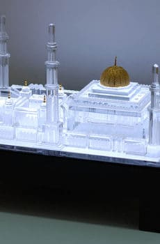 Sultan Qaboos grand mosque souvenir model
