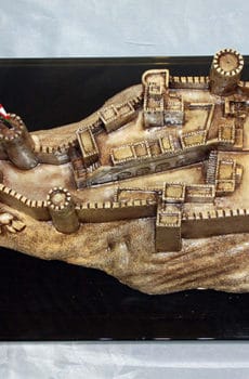 Traditional fort souvenir model of Oman