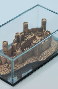 3d small souvenir fort model of Oman fort