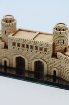 3d souvenir model of Muscat gate of Oman