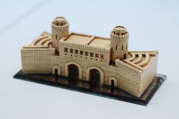 3d souvenir model of Muscat gate of Oman