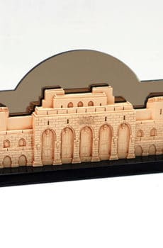 Casted half 3d souvenir model of Opera house