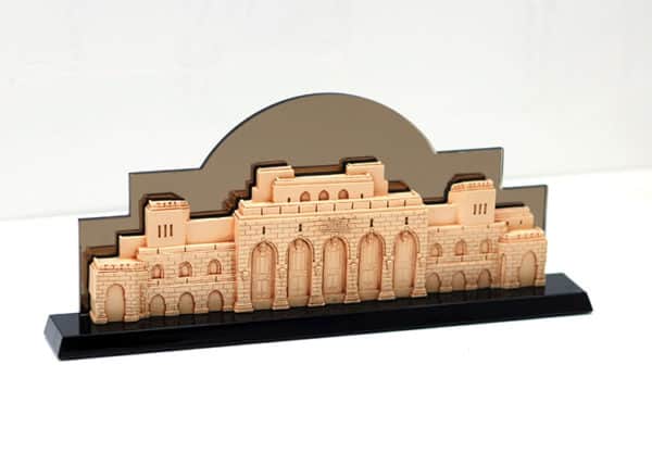 Casted half 3d souvenir model of Opera house