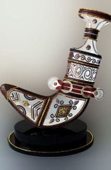 Oman heritage khanjer souvenir model