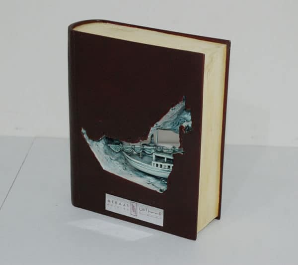 3d print customized UAE book shape souvenir