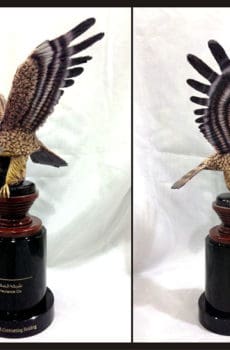 3d Arabic falcon souvenir model