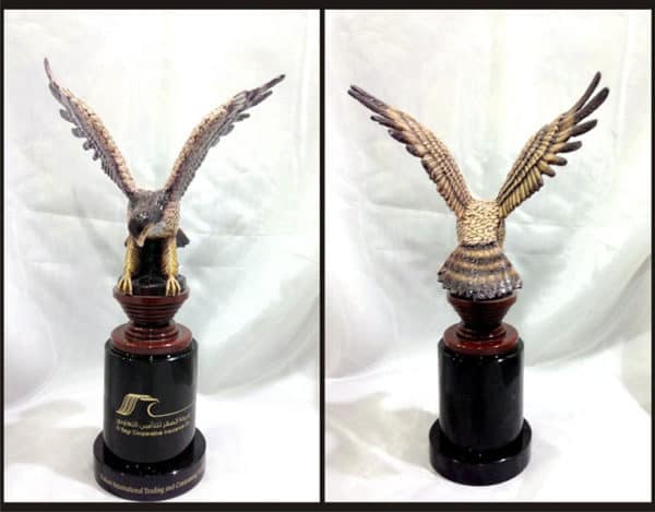 3d printed Falcon souvenir made in UAE