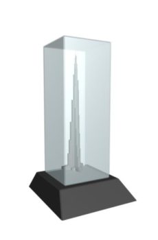 Customized Burj Khalifa crystal souvenir model