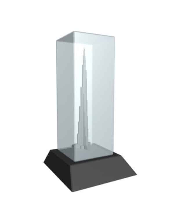 Customized Burj Khalifa crystal souvenir model