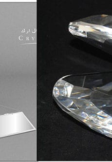 Customized Dubai crystal pearl souvenir model