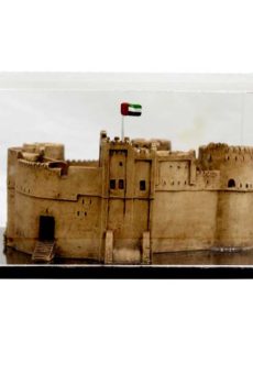 Customized souvenir model of Fujeirah fort in UAE