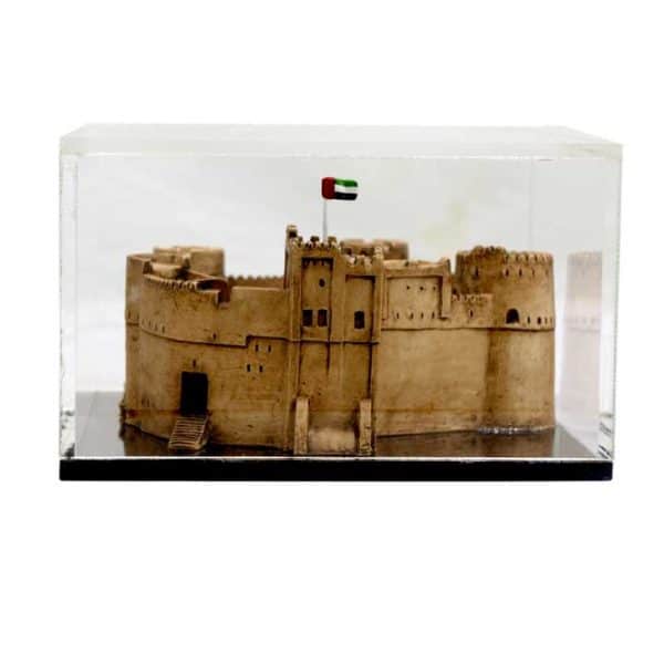 Customized souvenir model of Fujeirah fort in UAE