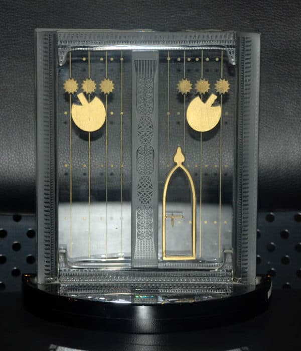 Customized traditional crystal door souvenir of Saudi Arabia