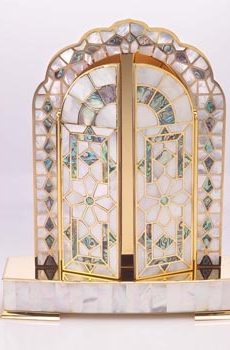 mother of pearl traditional door souvenir