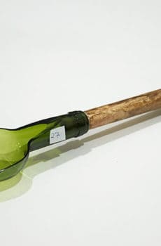 Sustainable glass gift in shape of spoon