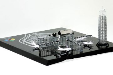 scale model of airport of dubai