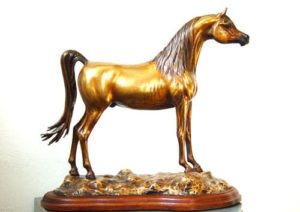 Arabic horse model in resin