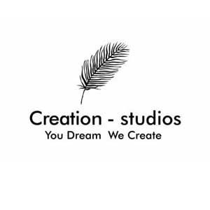 creation studios logo with tagline