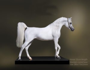 Fiber glass horse sculptures in uae